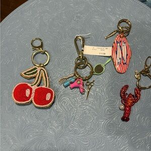Bag charms/ keychain bundle